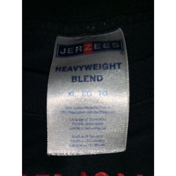 JERZEES BLACK FRESH MEAT GRAPHIC T SHIRT XL - Picture 5 of 5